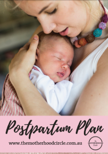 Postpartum Plan